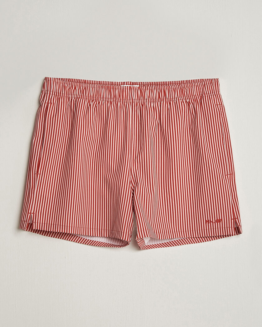 NN07 Holiday Swimshorts Red/White – Rood