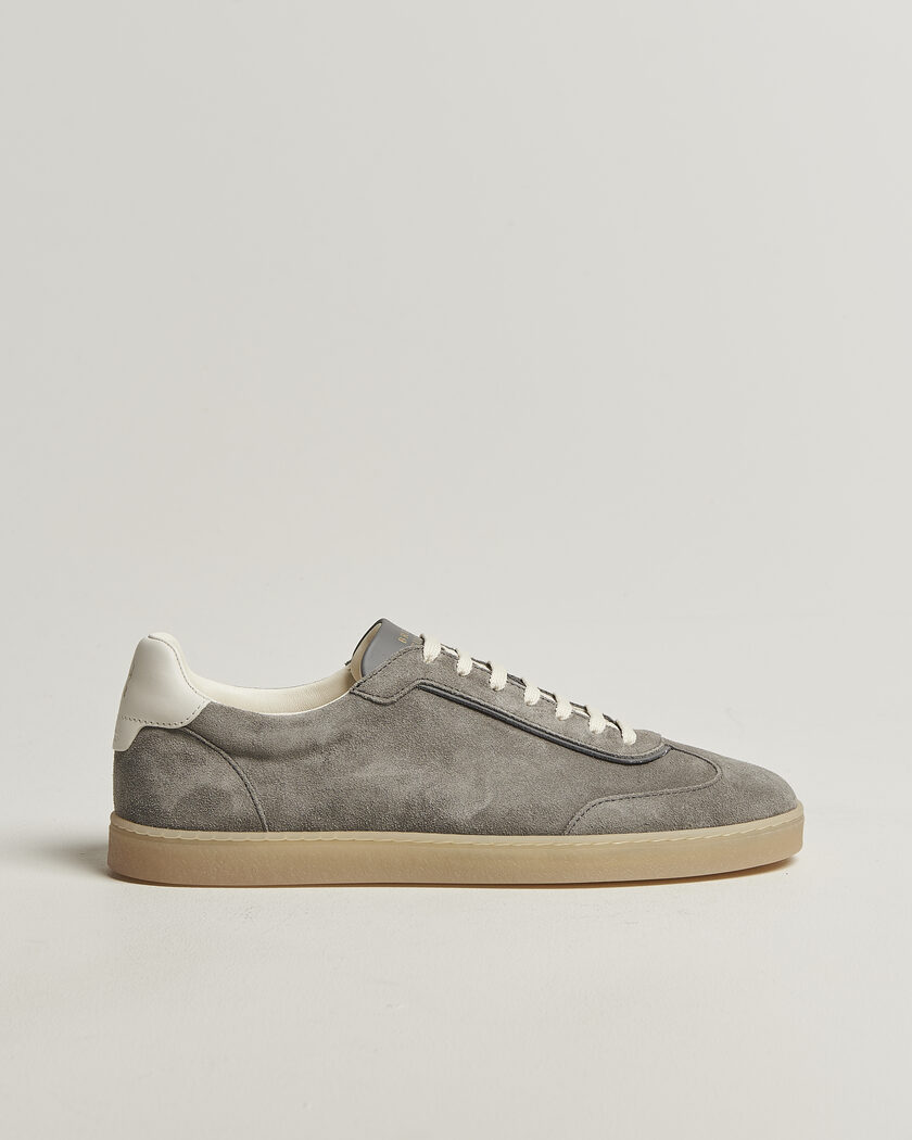 Brunello Cucinelli Low Top Sneakers Grey Suede – Grijs