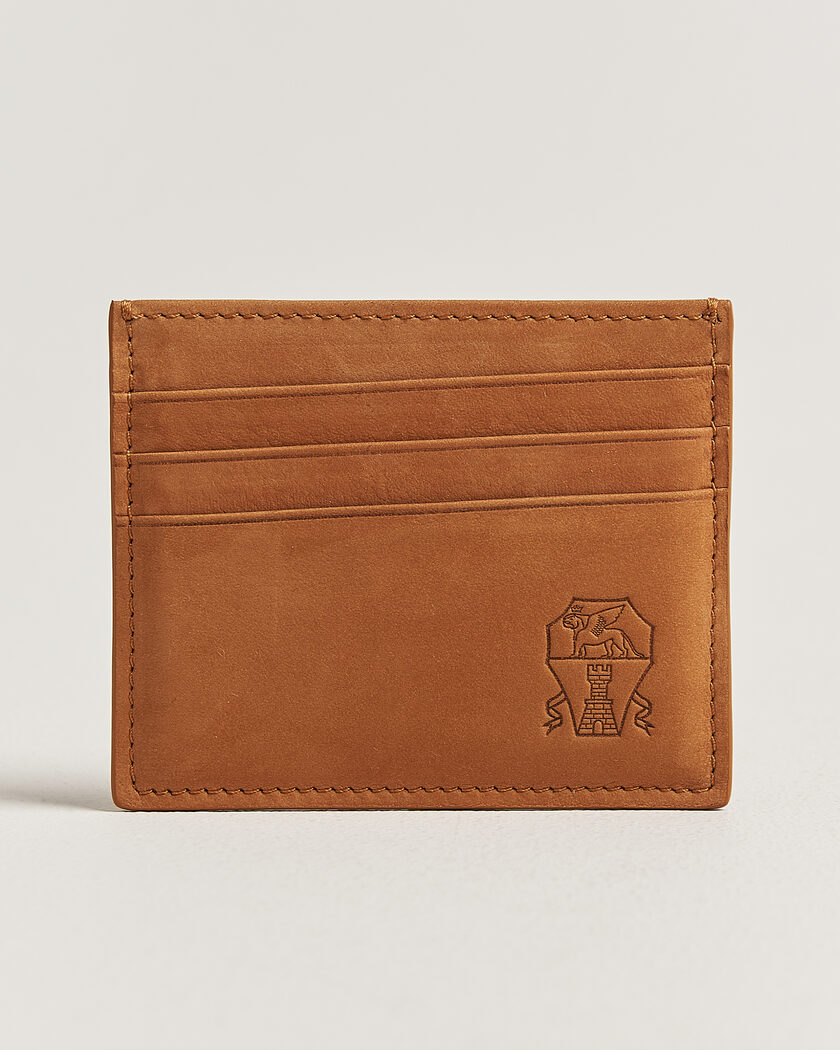 Brunello Cucinelli Nubuck Wallet Card Holder Cognac – Bruin