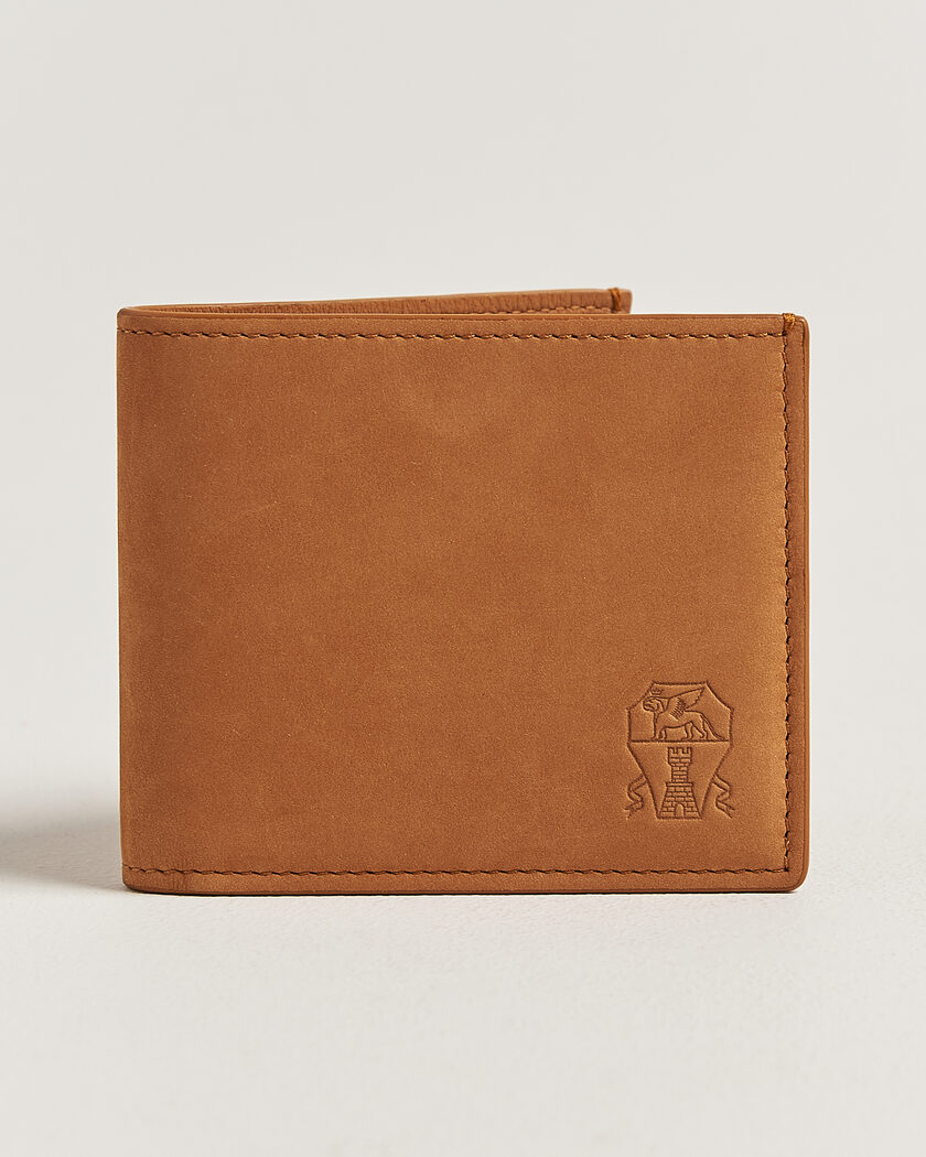 Brunello Cucinelli Nubuck Leather Wallet Cognac – Bruin
