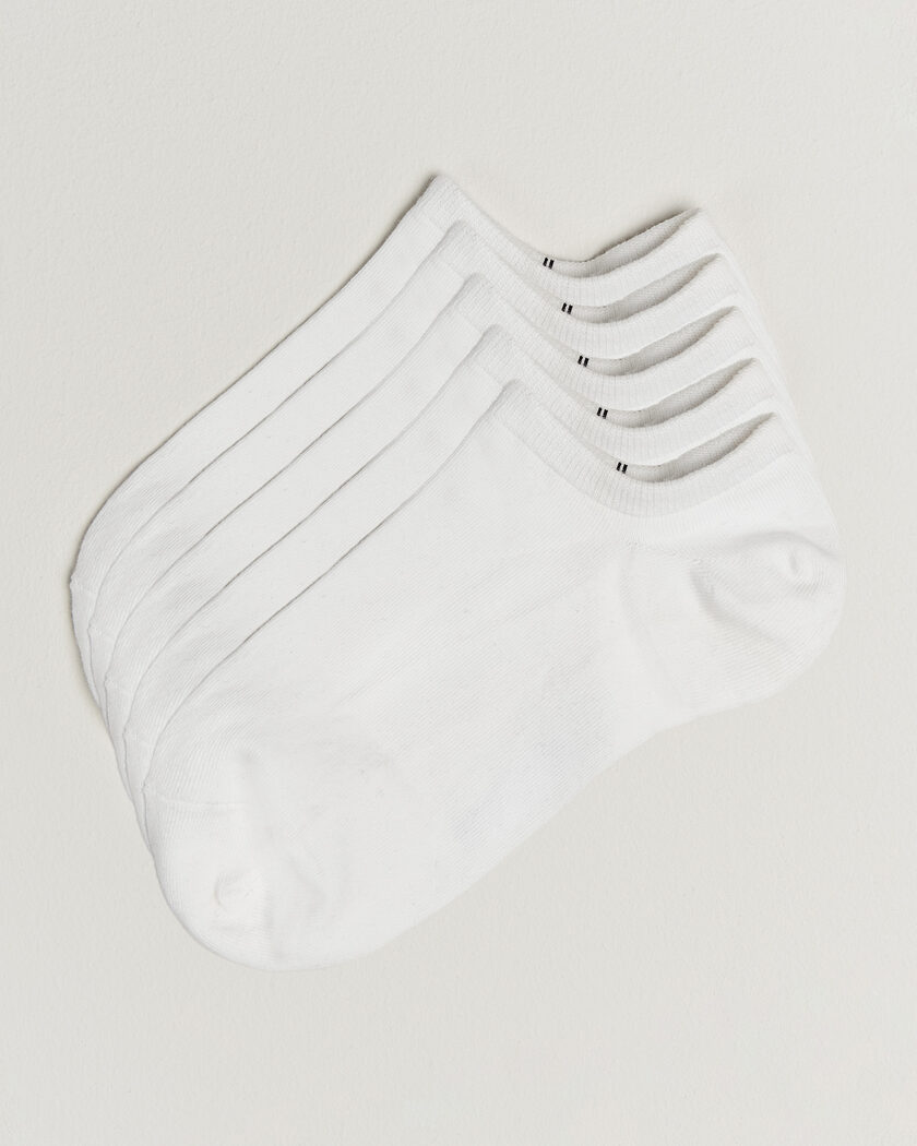Bread & Boxers 5-Pack Ankle Sock White – Wit