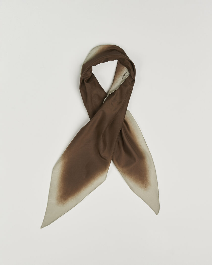 Lardini Cotton/Silk Scarf Brown – Bruin