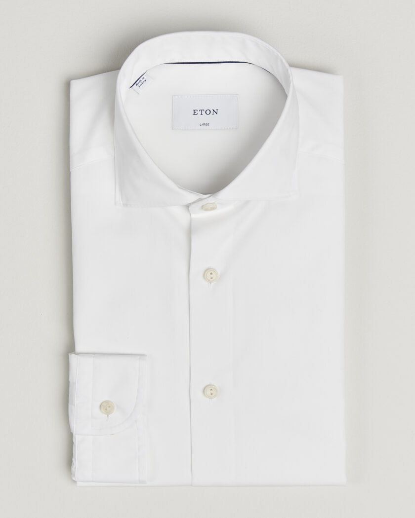 Eton Casual Fit Breeze Poplin Shirt White – Wit