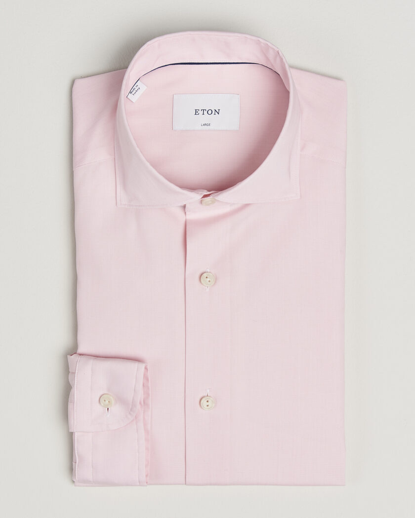 Eton Casual Fit Breeze Poplin Shirt Pink – Roze