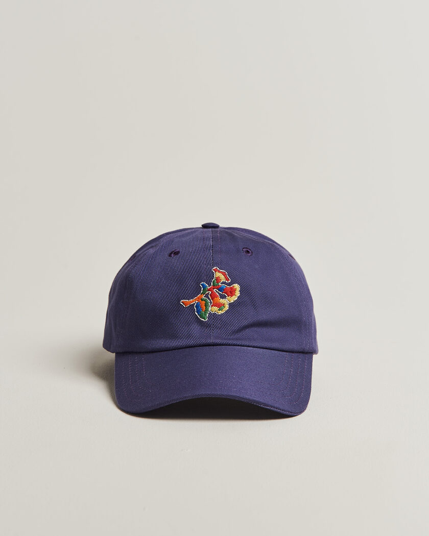 Drake's Tapisserie Twill Baseball Cap Blue – Blauw