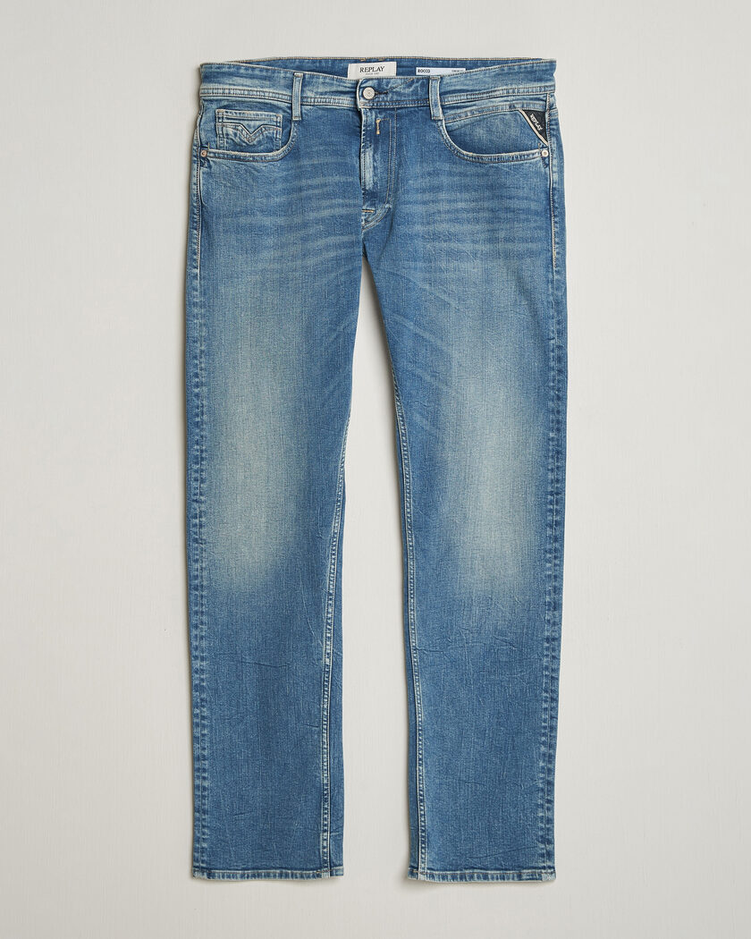 Replay Rocco Comfort Fit Stretch Eco Plus Jeans Medium Blue – Blauw