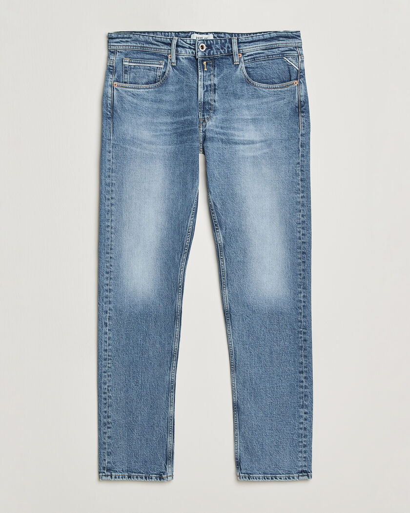 Replay Grover Heritage Original Stretch Jeans Light Blue – Blauw