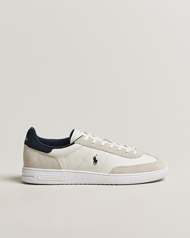 Polo Ralph Lauren Bedford Leather/Suede Sneakers White/Navy – Wit