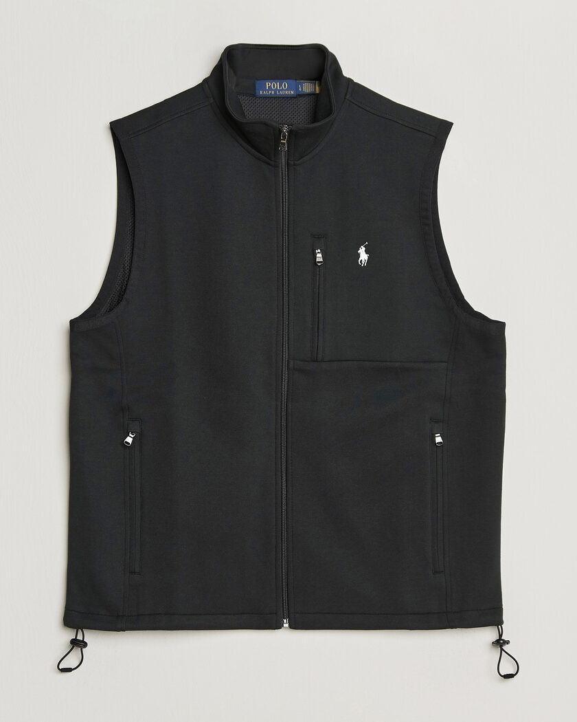 Polo Ralph Lauren Double Knitted Vest Polo Black – Zwart