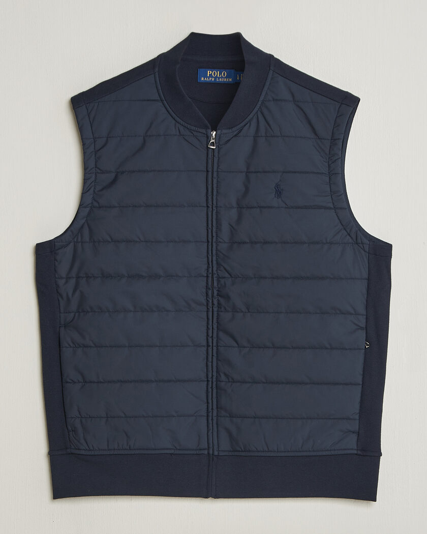 Fred Perry Insulated Gilet Vest Navy | Man - CareOfCarl.nl