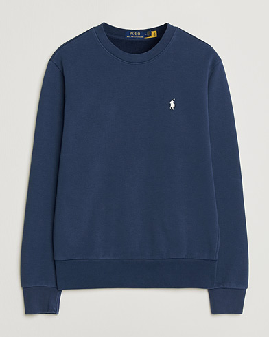Polo Ralph Lauren Loopback Terry Sweatshirt Cruise Navy – Blauw
