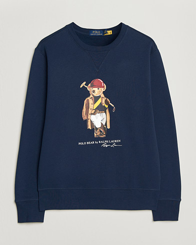 Polo Ralph Lauren Fleece Bear Sweatshirt Newport Navy – Blauw