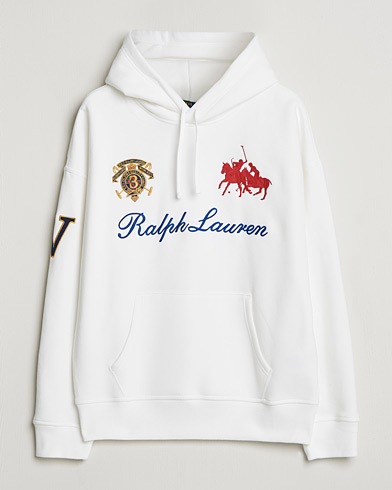 Polo Ralph Lauren Double Knitted Full-Zip Hoodie White | Man