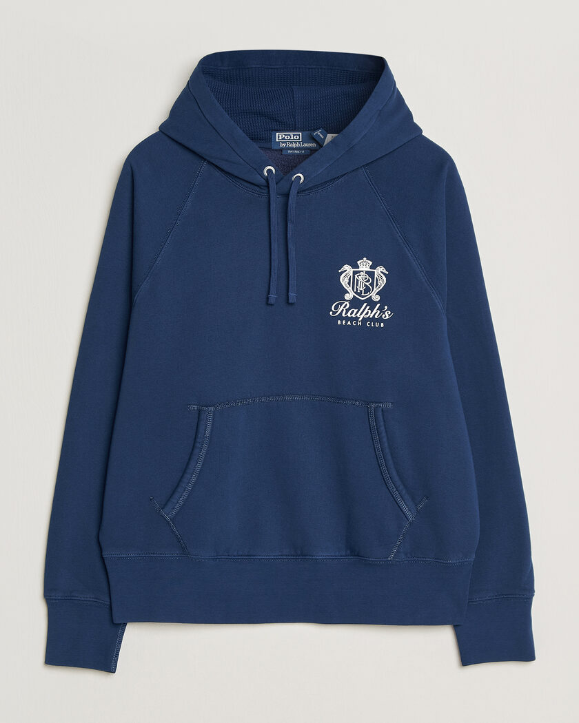 Polo Ralph Lauren Fleece Hoodie Dark Cobalt – Blauw