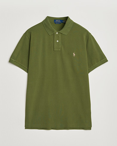 Polo Ralph Lauren Custom Slim Fit Polo Supply Olive – Groen