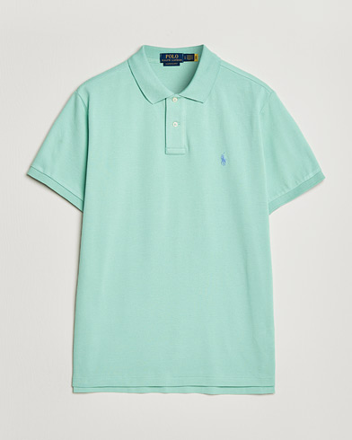 Polo Ralph Lauren Custom Slim Fit Polo Celadon – Groen
