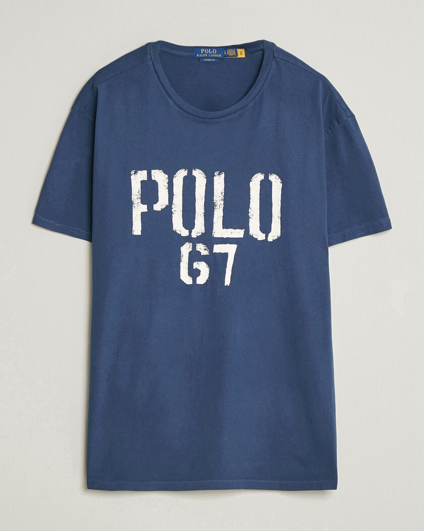 Polo Ralph Lauren Jersey Logo T-Shirt Dark Cobalt – Blauw