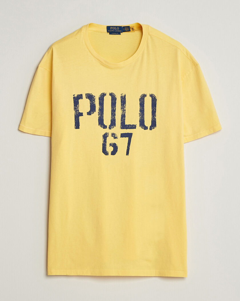 Polo Ralph Lauren Jersey Logo T-Shirt Resort Gold – Geel