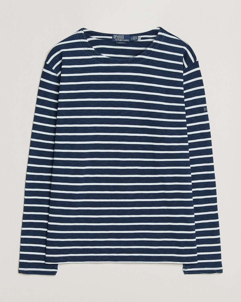 Polo Ralph Lauren Long Sleeve Jersey T-Shirt Dark Indigo – Blauw