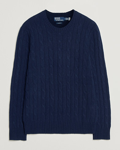Polo Ralph Lauren Cashmere Sweater Bright Navy – Blauw