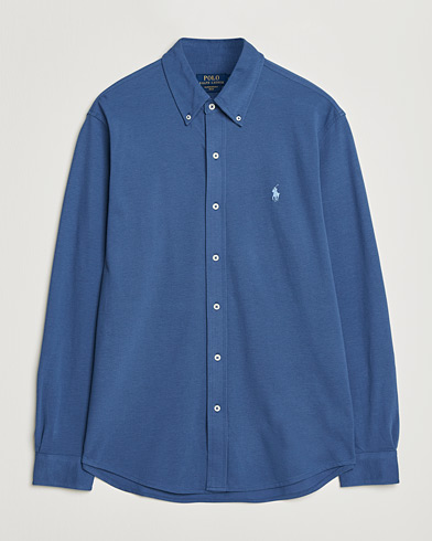Polo Ralph Lauren Featherweight Mesh Shirt Old Royal – Blauw