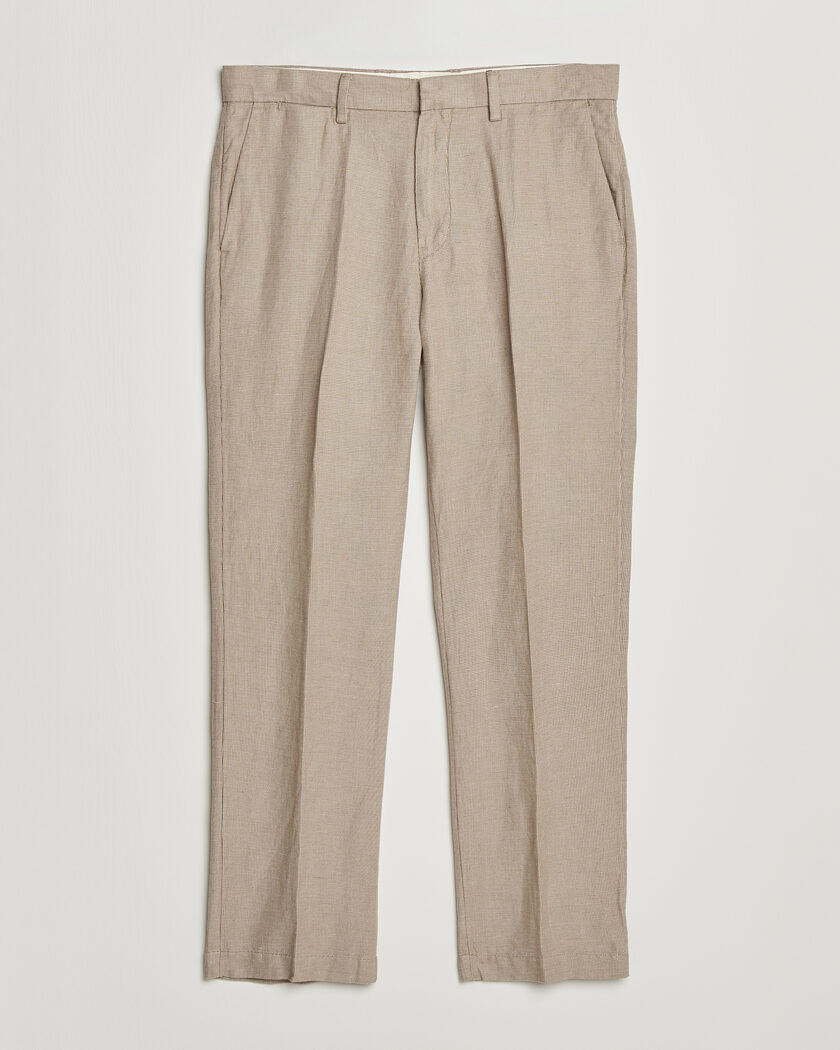 Polo Ralph Lauren Cotton Linen Pants Madison Tan Stone Grey – Grijs
