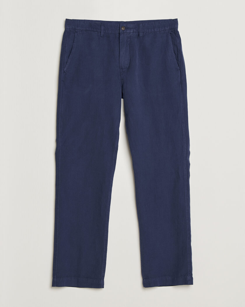 Polo Ralph Lauren Linen Cotton Pants New Classic Navy – Blauw