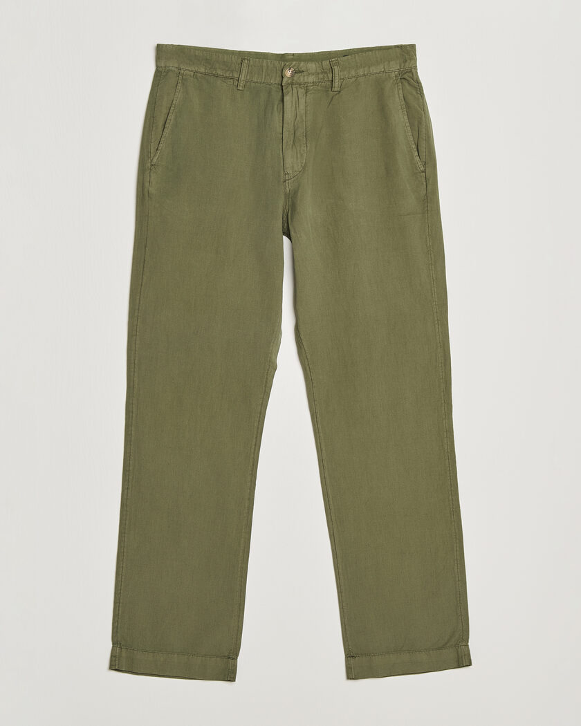  Polo Ralph Lauren Linen Cotton Pants Garden Trail – Groen