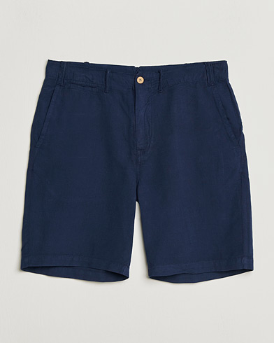 Polo Ralph Lauren Cotton/Linen Shorts Spring Navy – Blauw