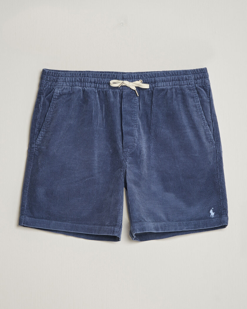 Polo Ralph Lauren Corduroy Shorts Boston Navy – Blauw