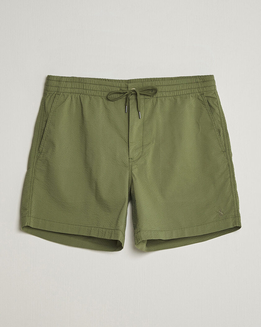 Polo Ralph Lauren Seersucker Shorts Supply Olive – Groen