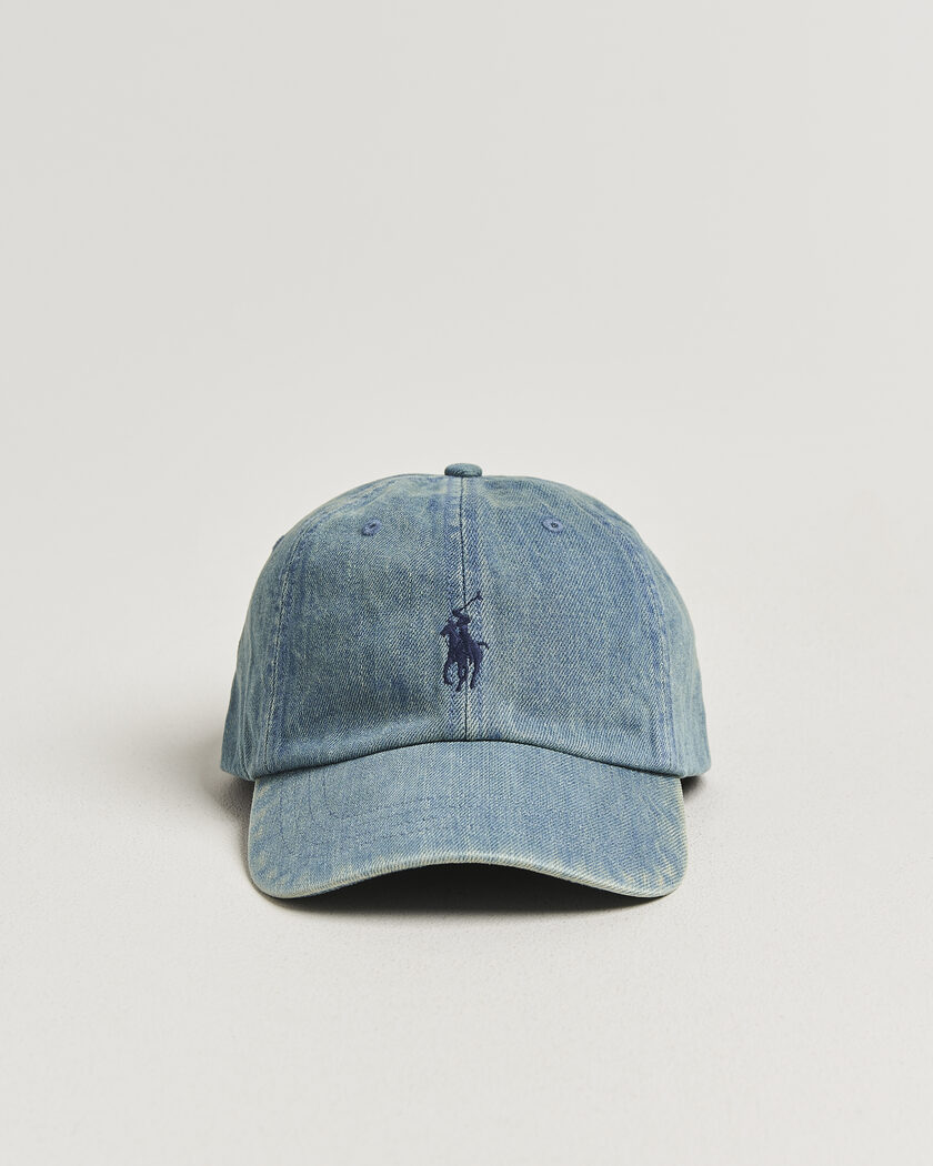 Polo Ralph Lauren Denim Cap Light Wash – Blauw