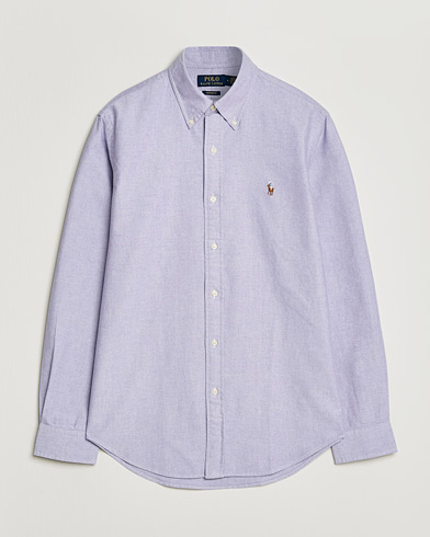 Polo Ralph Lauren Custom Fit Oxford Shirt Tissel Purple – Paars