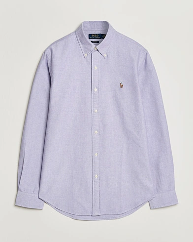 Polo Ralph Lauren Custom Fit Oxford Shirt Tissel Purple – Paars