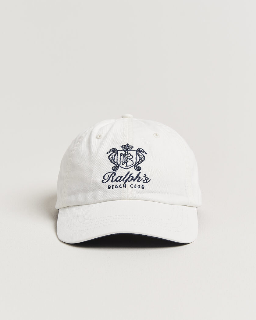 Polo Ralph Lauren Ralph's Beach Club Cap Clubhouse Cream – Wit
