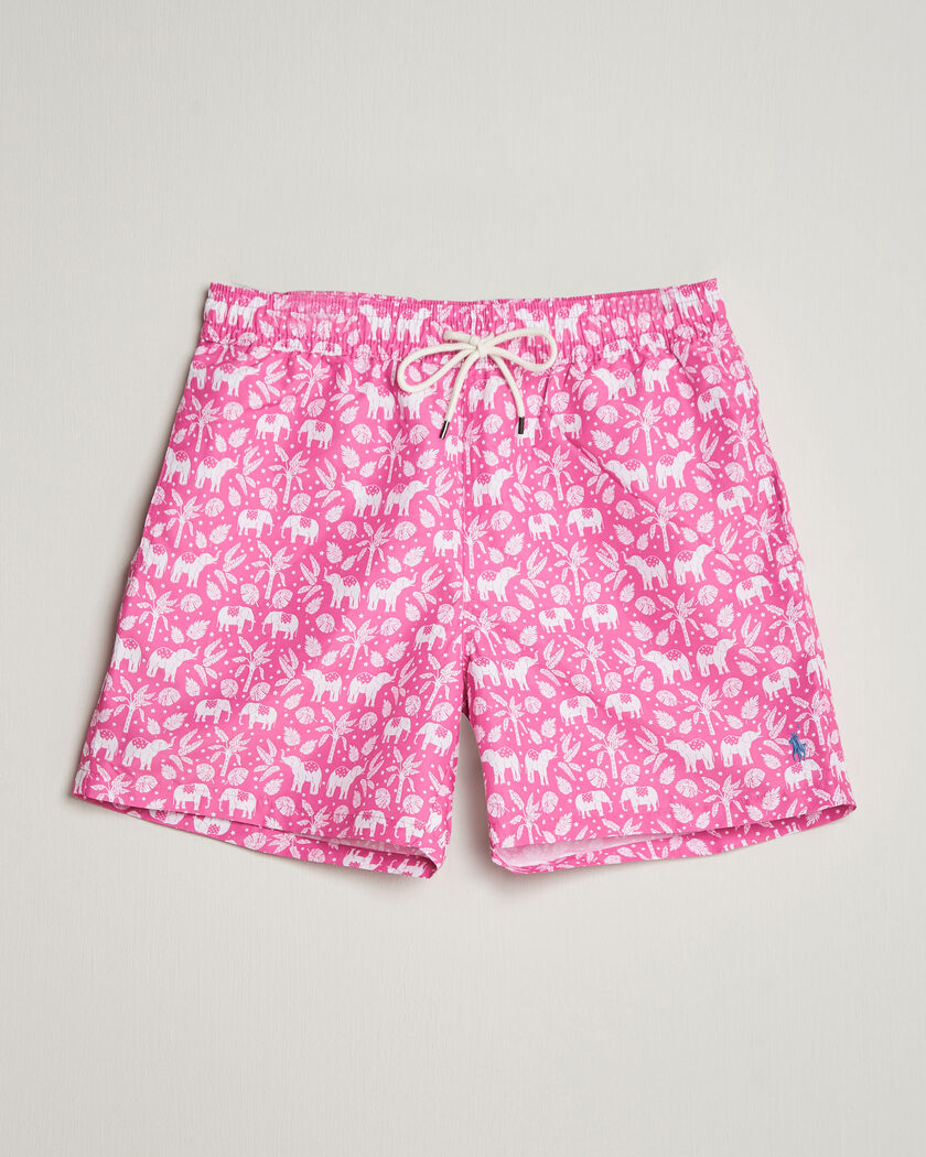  Polo Ralph Lauren Traveler Print Mid Trunk Pink – Roze