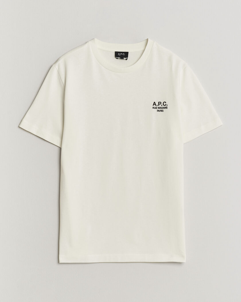 A.P.C. Rue Madame T-Shirt Off White – Wit