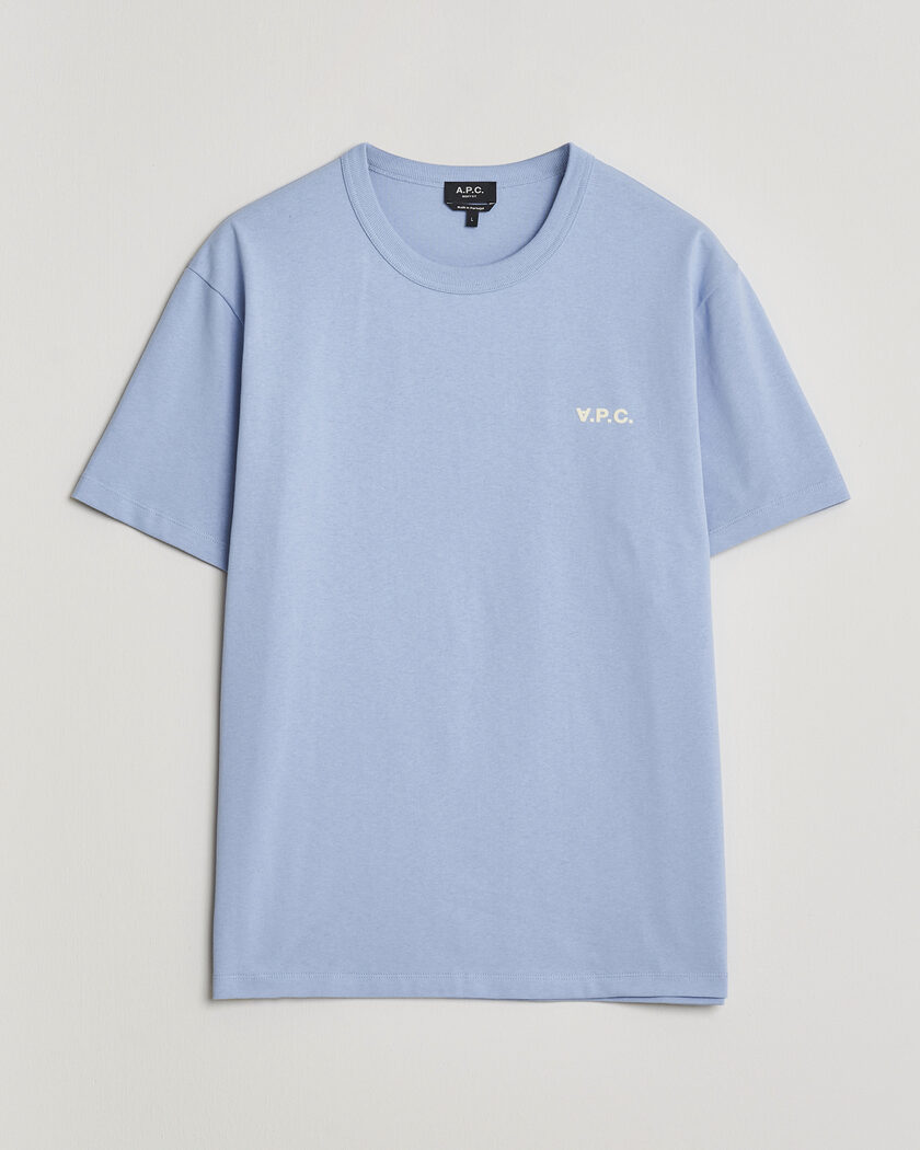 A.P.C. Boxy Fit Petit VPC T-Shirt Light Blue – Blauw