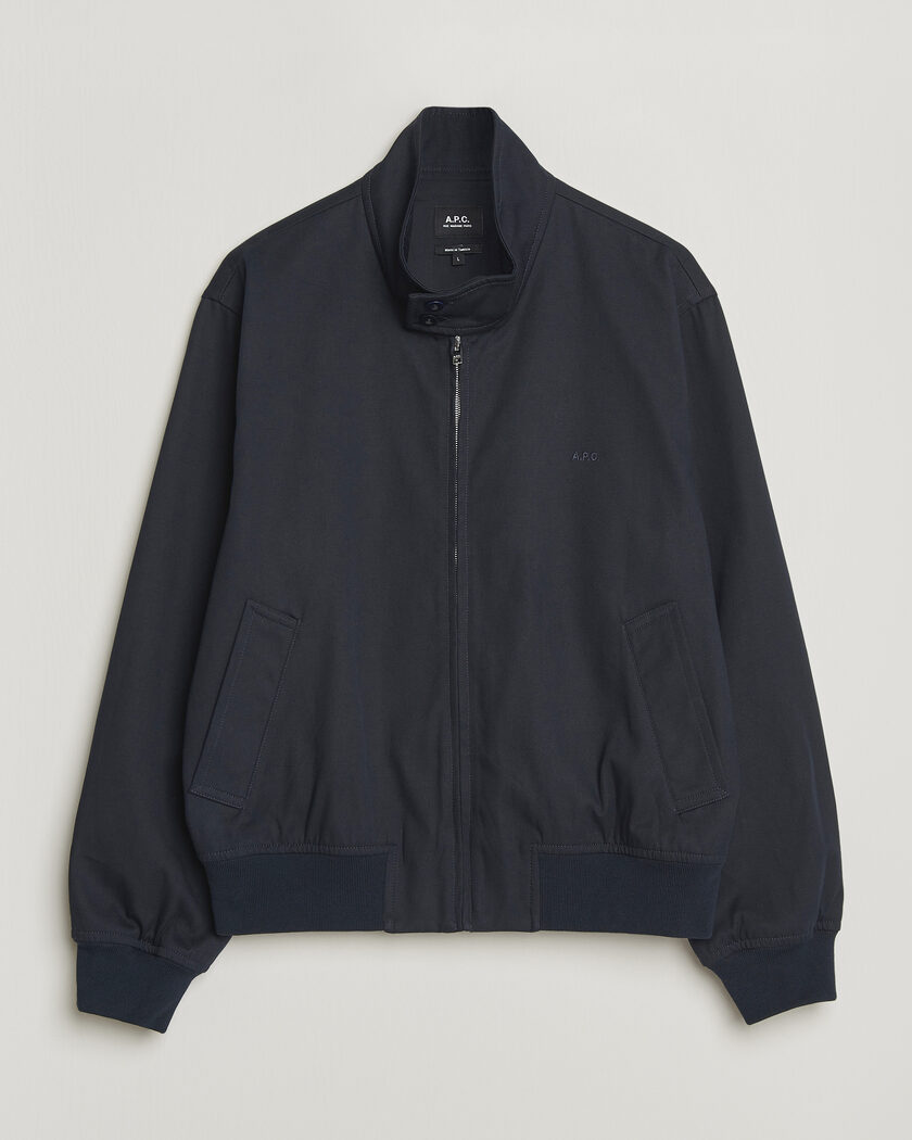 A.P.C. Zipped Jacket Dark Navy – Blauw