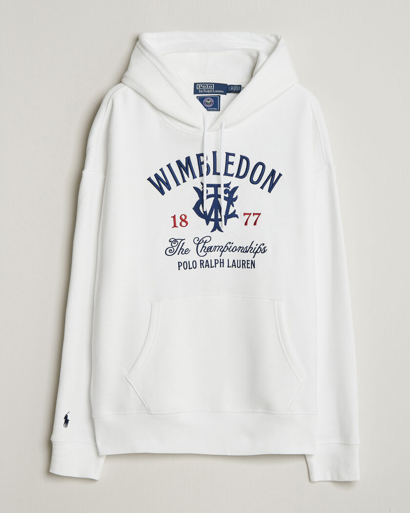 Polo Ralph Lauren Wimbledon Hoodie White – Wit