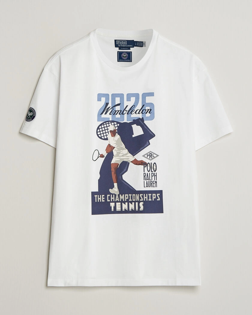 Polo Ralph Lauren Printed Championship Tee White – Wit