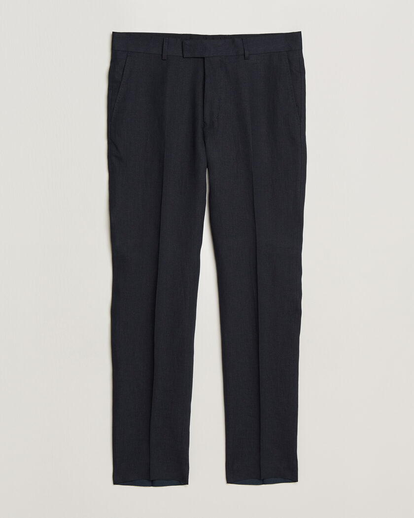 Tiger of Sweden Tenuta Linen Suit Trousers Midnight Blue – Blauw