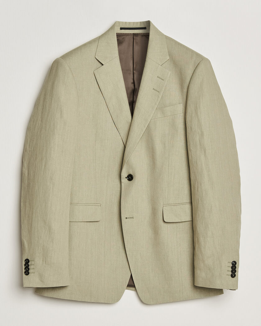 Tiger of Sweden Justin Linen Suit Blazer Mole – Groen