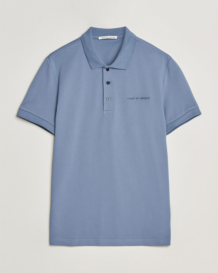 Tiger of Sweden Darios Polo Dull Blue – Blauw