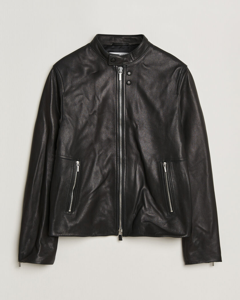 Tiger of Sweden Reier Leather Jacket Black – Zwart