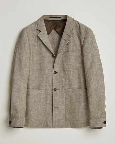Tiger of Sweden Harrison Wool/Linen Blazer Sawgrass Brown – Bruin