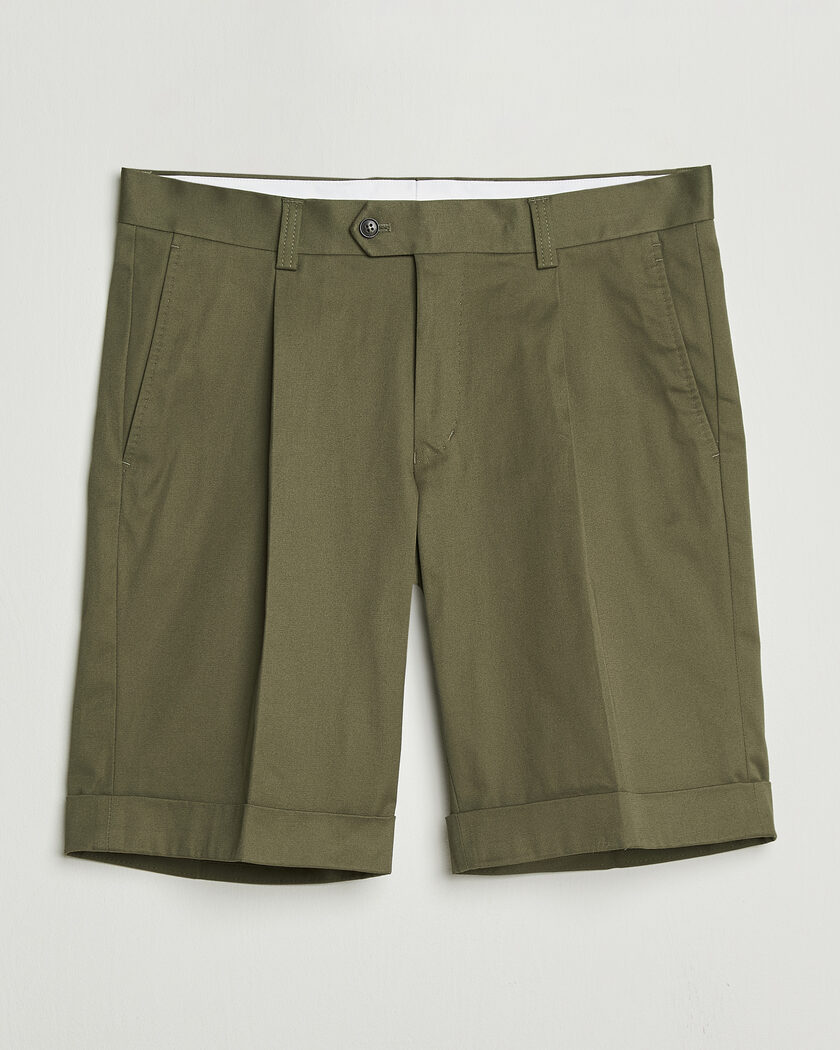 Tiger of Sweden Tenut Cotton Chino Shorts Kalamata Green – Groen