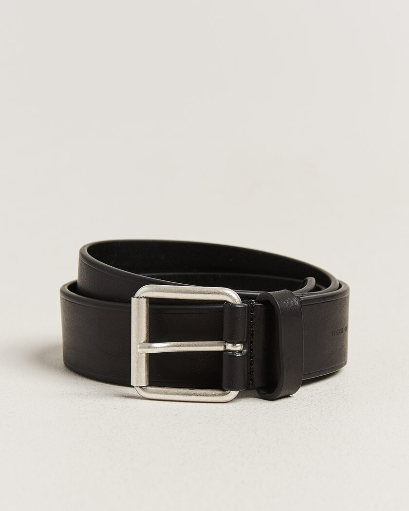 Tiger of Sweden Labori Leather Belt Black – Zwart
