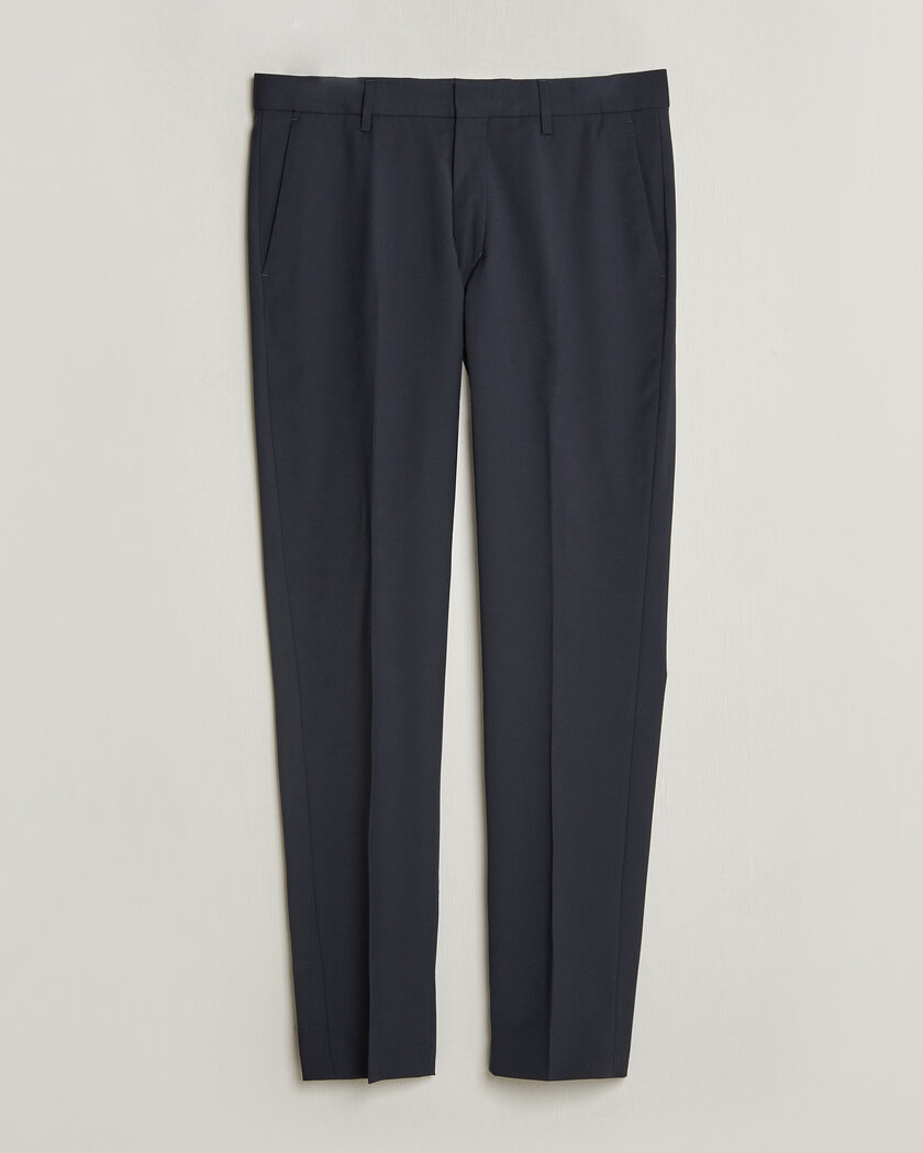 Tiger of Sweden Tenuta Wool Travel Suit Trousers Dark Ink – Blauw