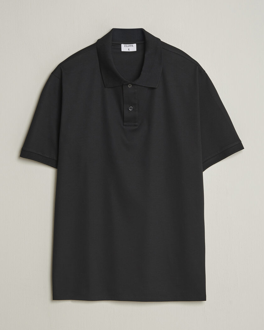 Polo Ralph Lauren Custom Slim Fit Polo Black | Man - CareOfCarl.nl